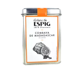 Boîte fer Antoine ESPIG - Zeste Combava entier - 40g